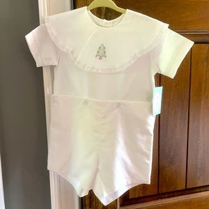 Auraluz 2T Christmas romper/Jon Jon